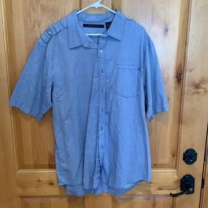 Sean John 3XL Men’s Blue Button Down Shirt